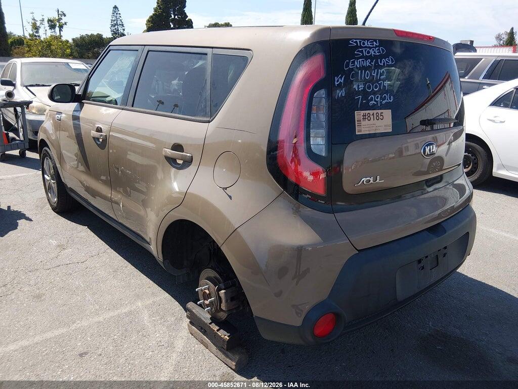 KNDJN2A27F7150074 2015 KIA SOUL photo no. 3