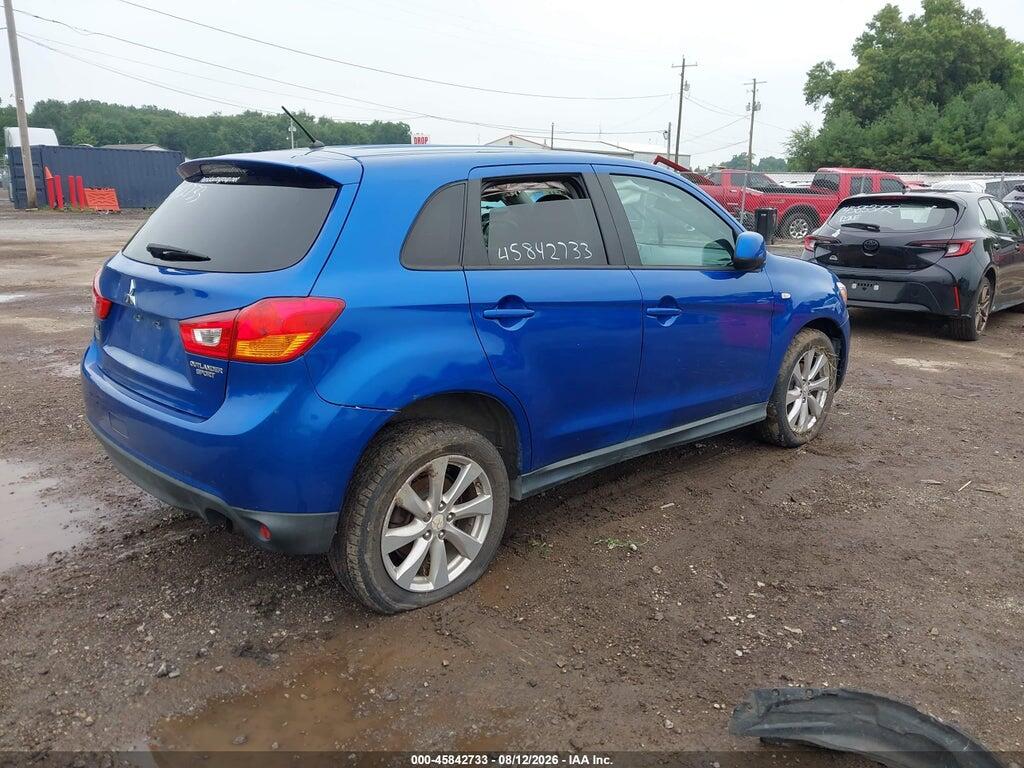 4A4AP3AU6FE021510 2015 MITSUBISHI OUTLANDER SPORT photo no. 4