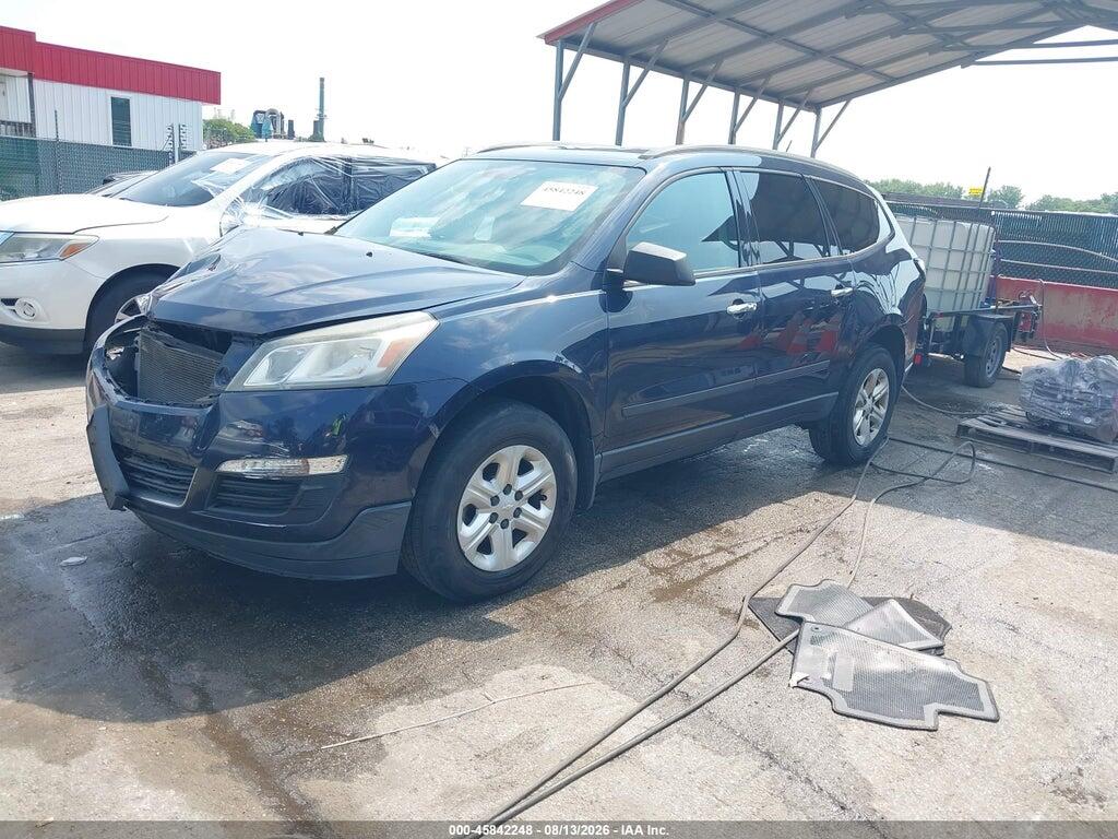 1GNKRFKD2FJ185356 2015 CHEVROLET TRAVERSE photo no. 2