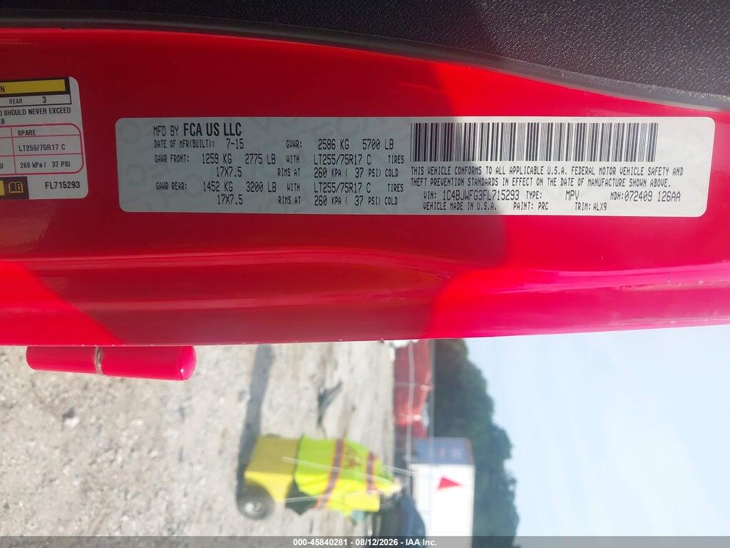 1C4BJWFG3FL715293 2015 JEEP WRANGLER UNLIMITED photo no. 9