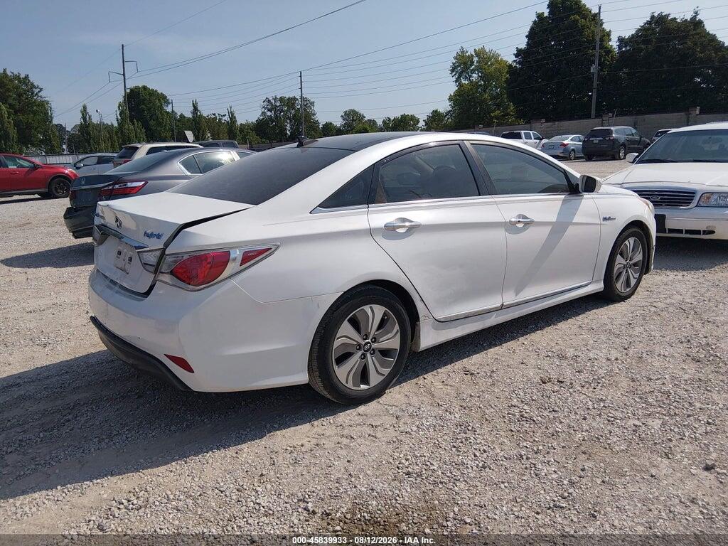 KMHEC4A42FA124713 2015 HYUNDAI SONATA HYBRID photo no. 4