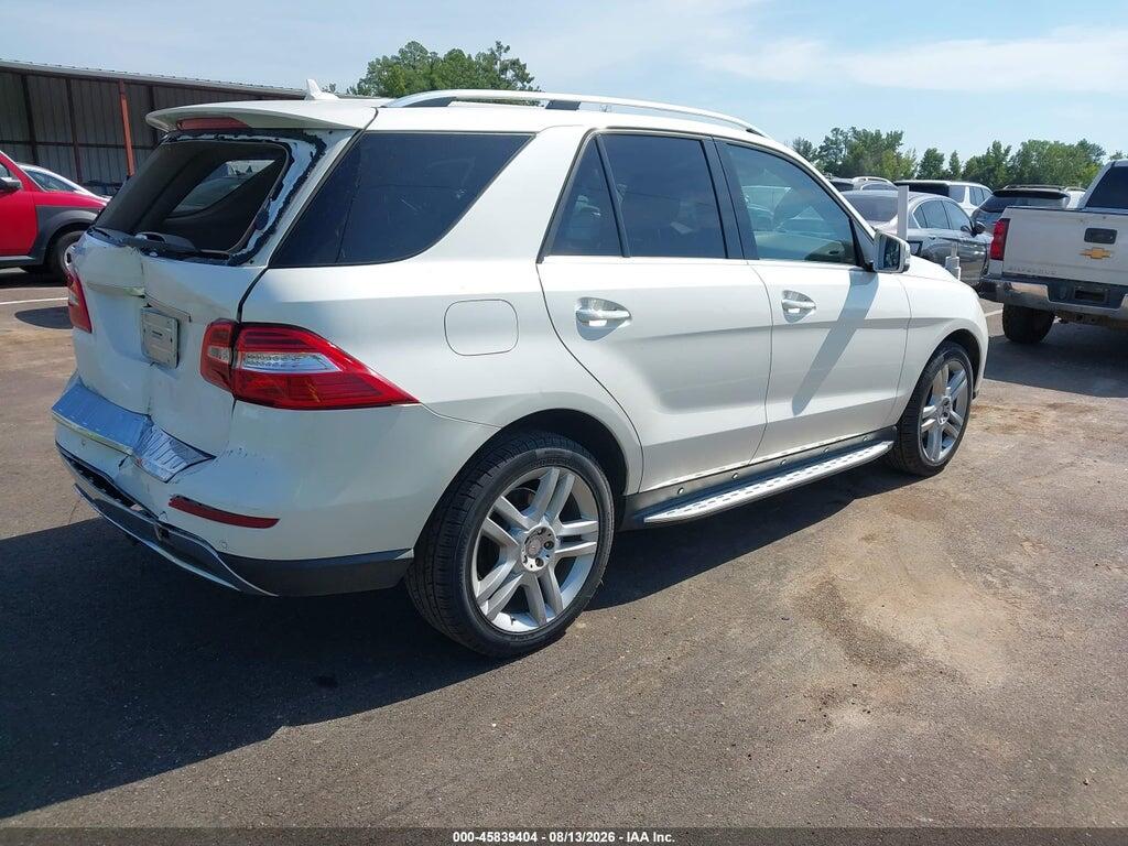 4JGDA5JB0FA469308 2015 MERCEDES-BENZ ML 350 photo no. 4