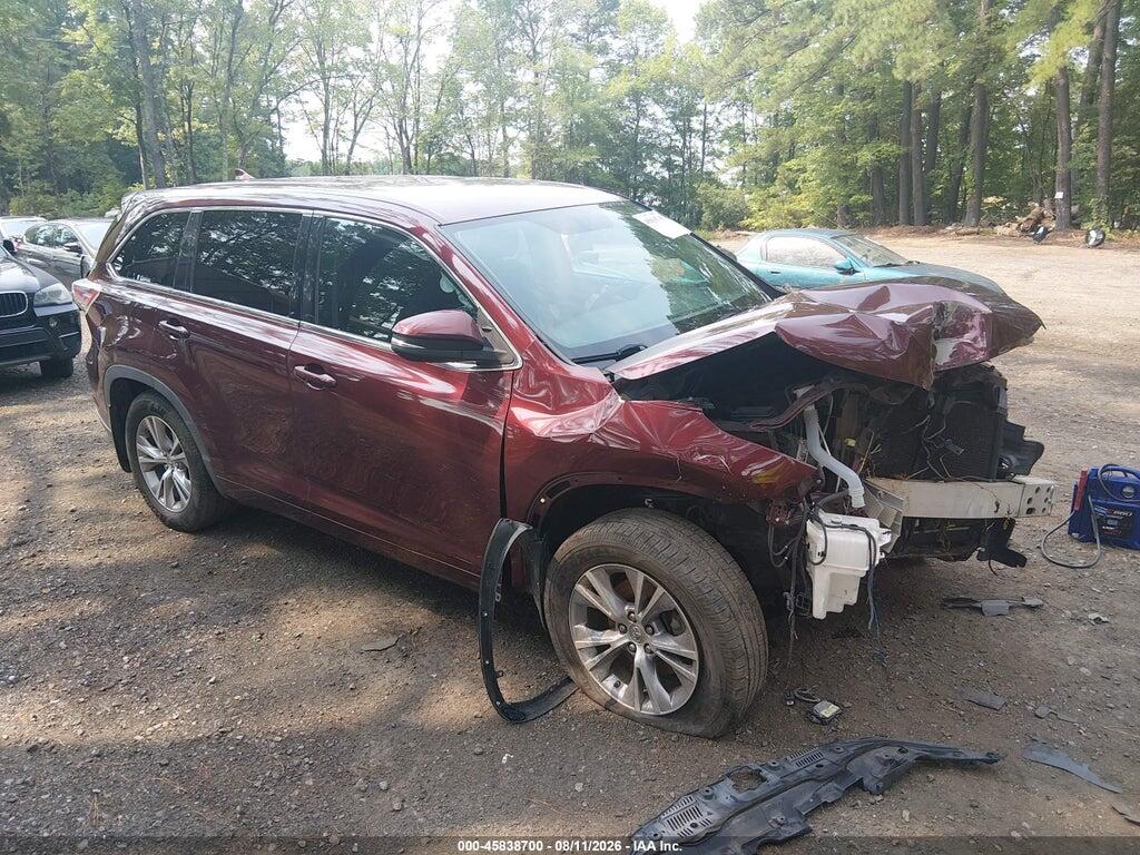 5TDBKRFH7FS083923 2015 TOYOTA HIGHLANDER photo no. 1