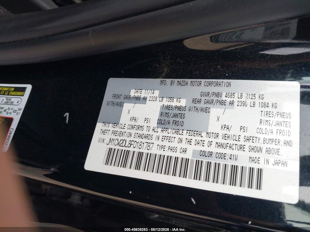 JM1CW2DL8F0181787 2015 MAZDA MAZDA5 photo no. 9