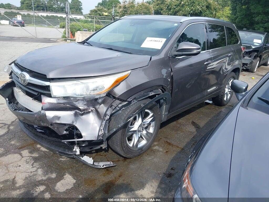 5TDYKRFH9FS068396 2015 TOYOTA HIGHLANDER photo no. 2