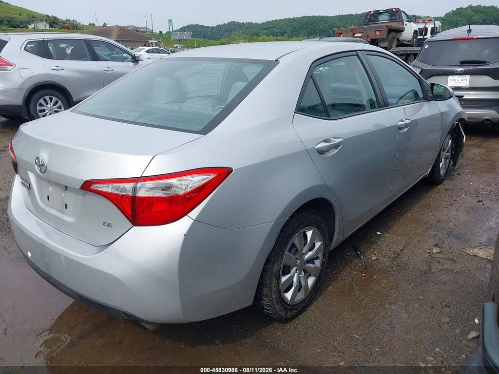 2T1BURHE2FC340332 2015 TOYOTA COROLLA photo no. 4