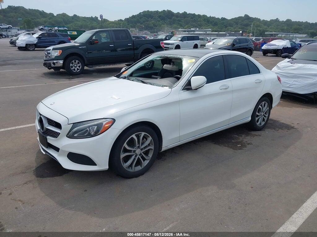 55SWF4KB3FU019326 2015 MERCEDES-BENZ C 300 photo no. 2