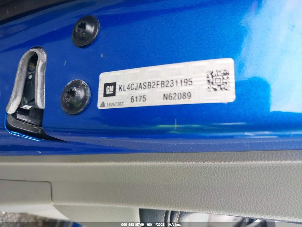KL4CJASB2FB231195 2015 BUICK ENCORE photo no. 9