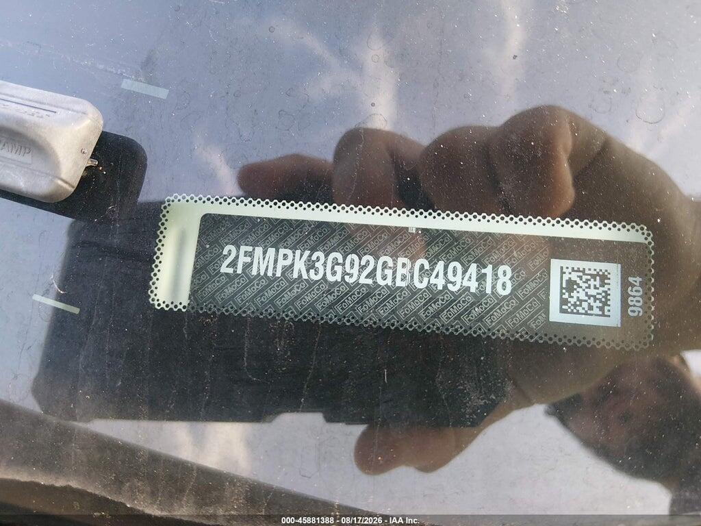 2FMPK3G92GBC49418 2016 FORD EDGE photo no. 9