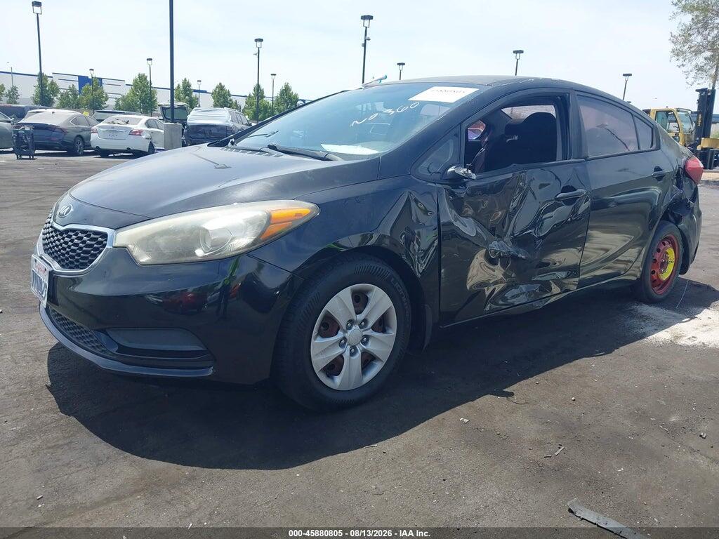 KNAFK4A60G5619304 2016 KIA FORTE photo no. 2