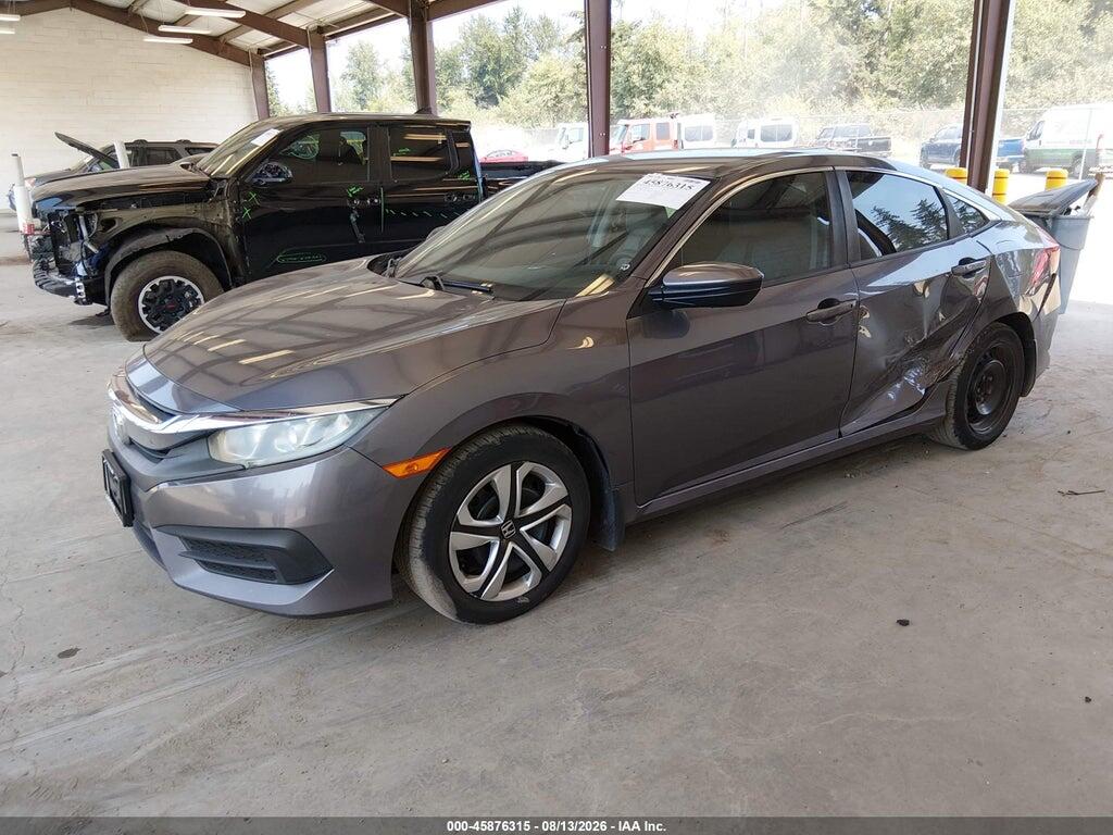 19XFC2F55GE017992 2016 HONDA CIVIC photo no. 2
