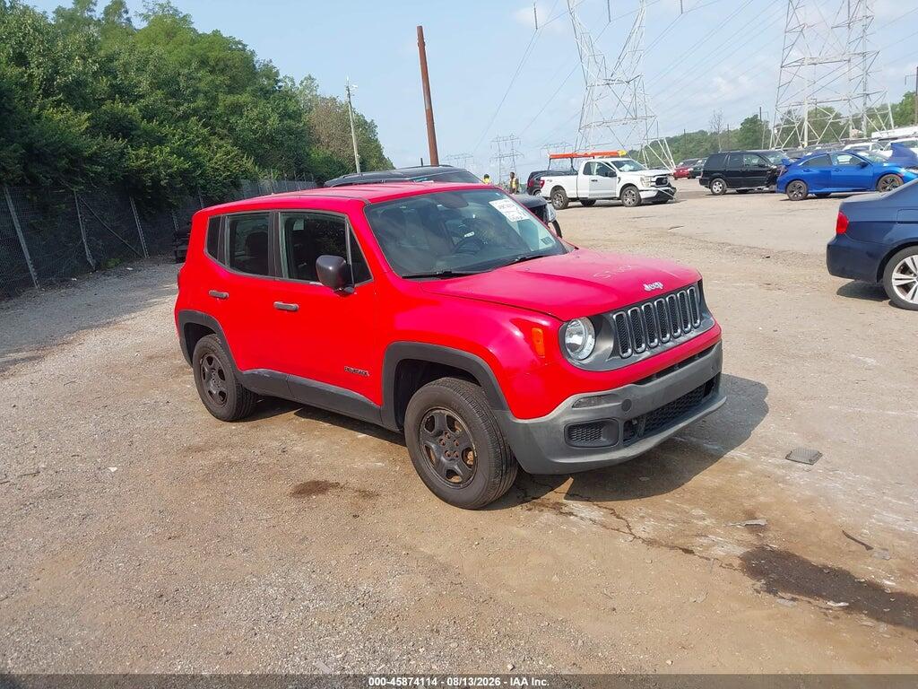 ZACCJBAW8GPE38259 2016 JEEP RENEGADE photo no. 1