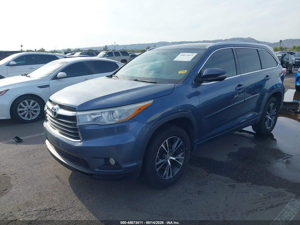 5TDKKRFH3GS122279 2016 TOYOTA HIGHLANDER photo no. 2