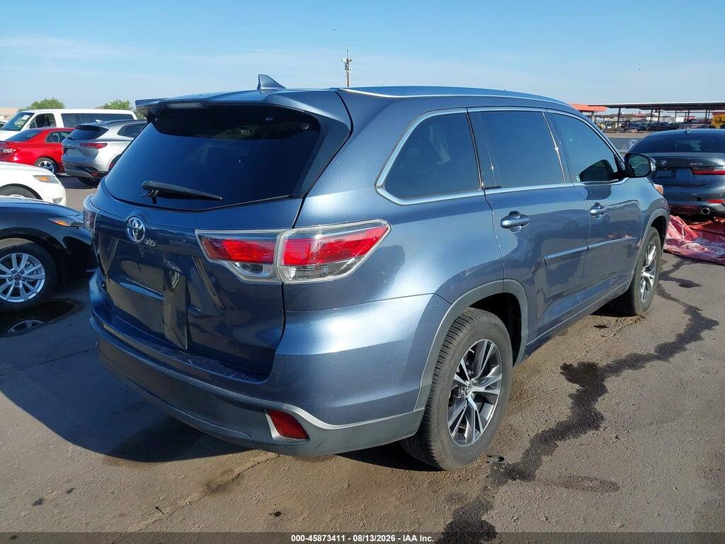 5TDKKRFH3GS122279 2016 TOYOTA HIGHLANDER photo no. 4
