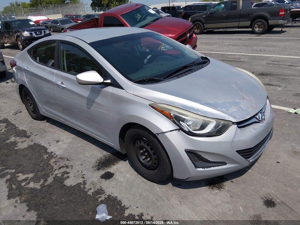 5NPDH4AE4GH751689 2016 HYUNDAI ELANTRA photo no. 1