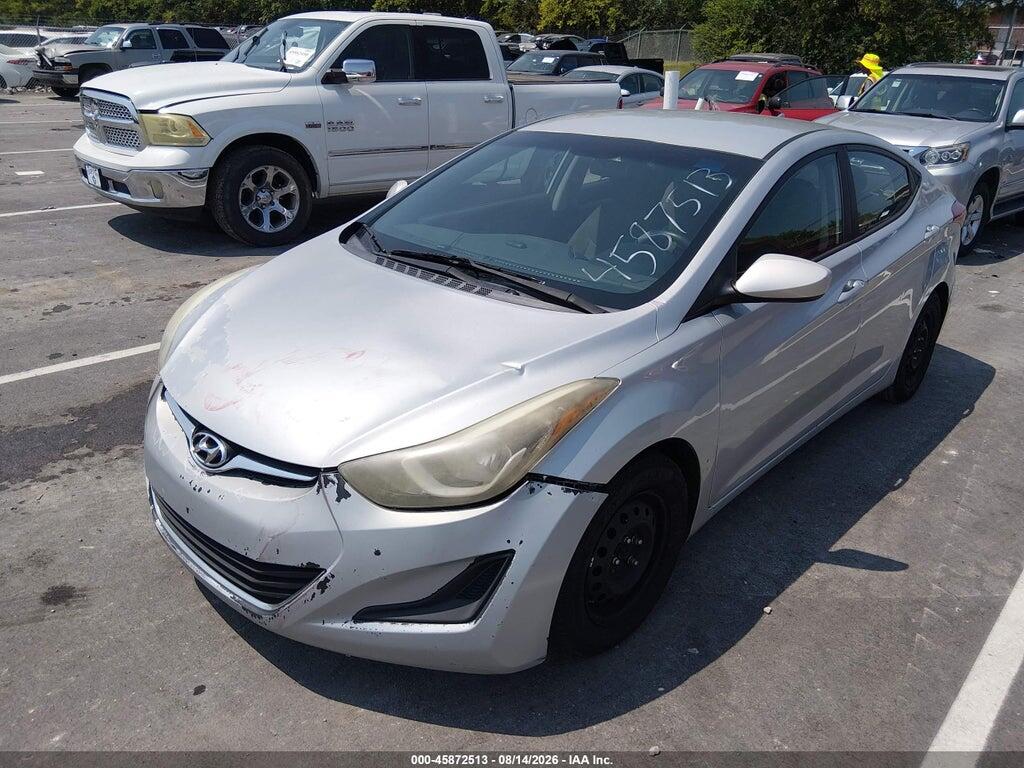 5NPDH4AE4GH751689 2016 HYUNDAI ELANTRA photo no. 2