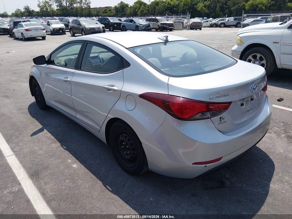 5NPDH4AE4GH751689 2016 HYUNDAI ELANTRA photo no. 3