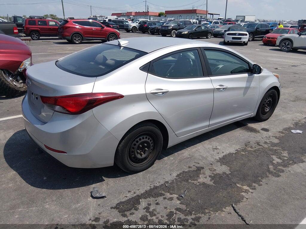 5NPDH4AE4GH751689 2016 HYUNDAI ELANTRA photo no. 4