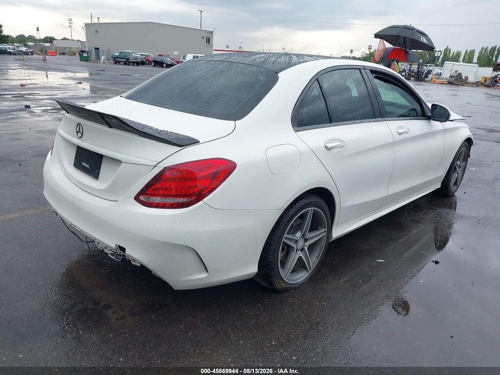 55SWF4KB0GU100737 2016 MERCEDES-BENZ C 300 photo no. 4