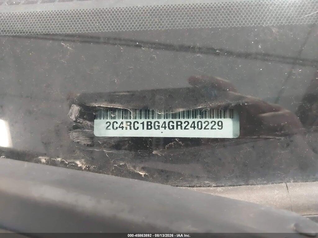 2C4RC1BG4GR240229 2016 CHRYSLER TOWN & COUNTRY photo no. 9