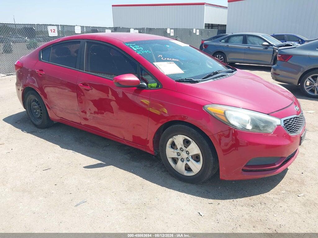 KNAFK4A64G5605485 2016 KIA FORTE photo no. 1