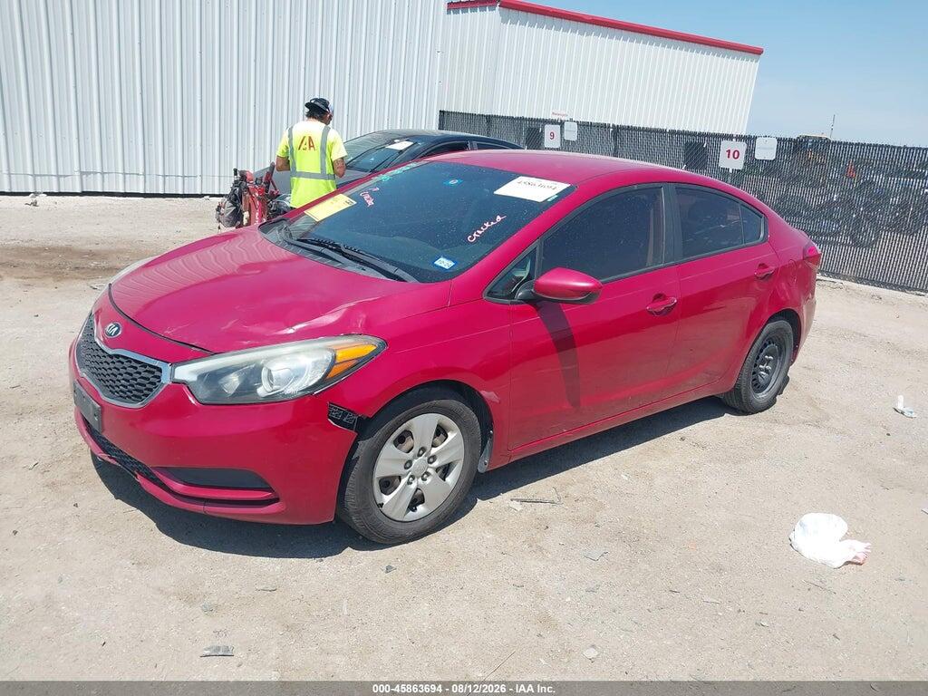 KNAFK4A64G5605485 2016 KIA FORTE photo no. 2