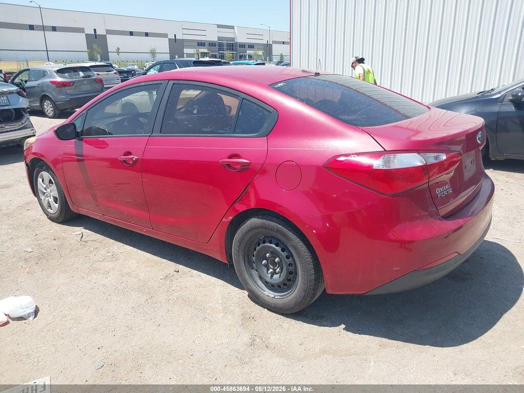 KNAFK4A64G5605485 2016 KIA FORTE photo no. 3