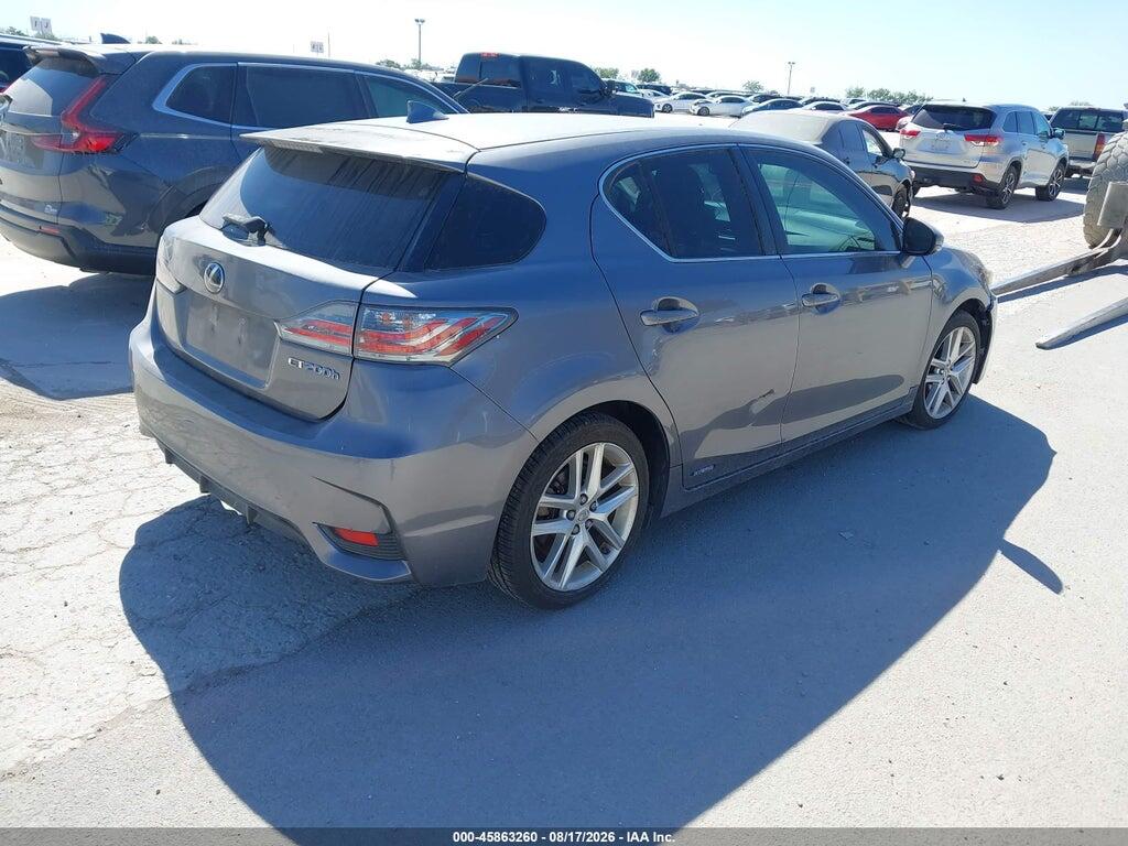 JTHKD5BH3G2257485 2016 LEXUS CT 200H photo no. 4