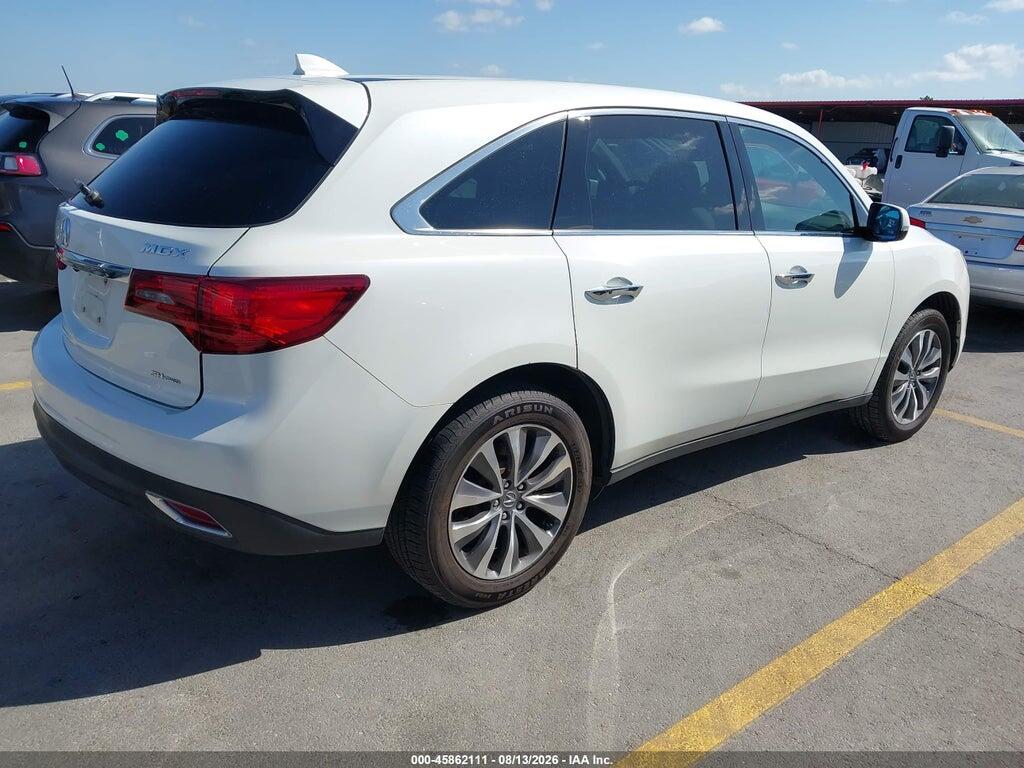 5FRYD4H45GB014444 2016 ACURA MDX photo no. 4