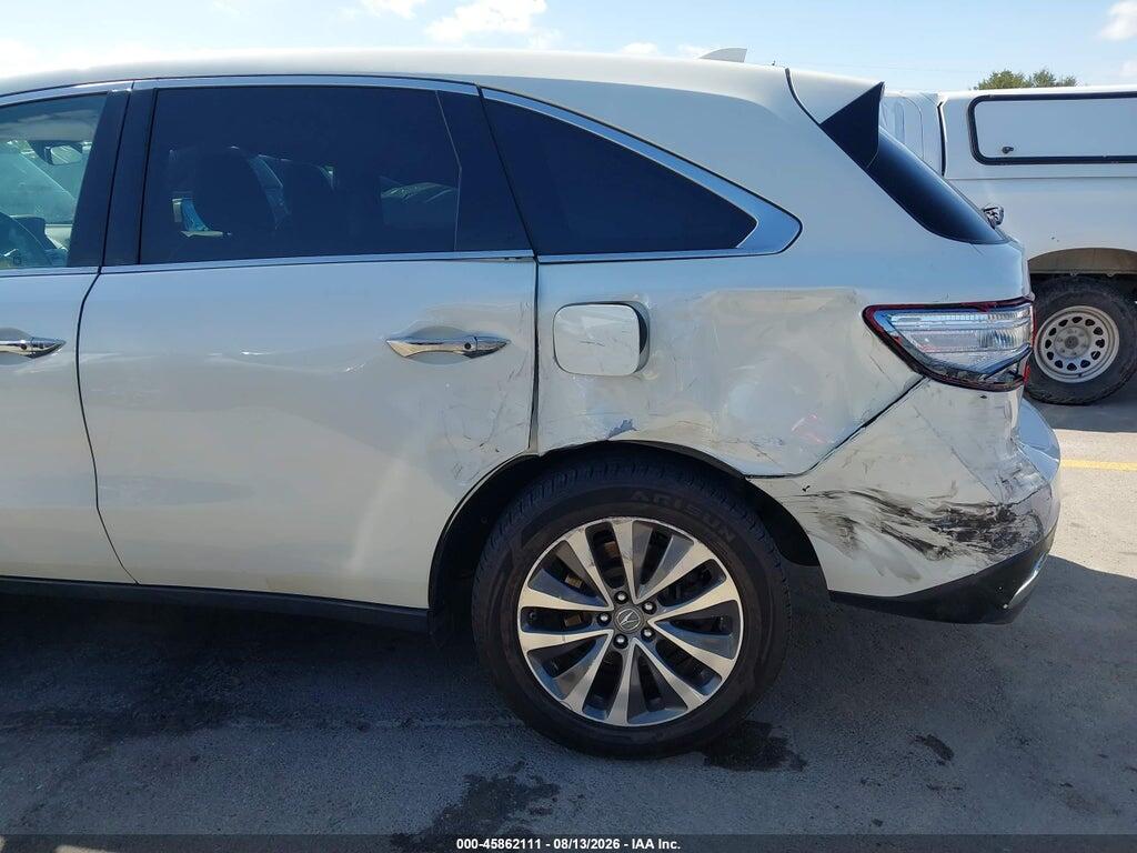 5FRYD4H45GB014444 2016 ACURA MDX photo no. 6