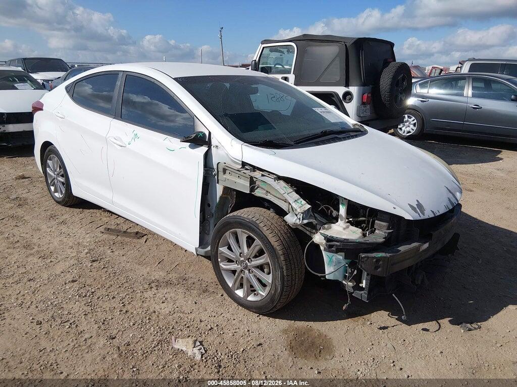 5NPDH4AE2GH660503 2016 HYUNDAI ELANTRA photo no. 1