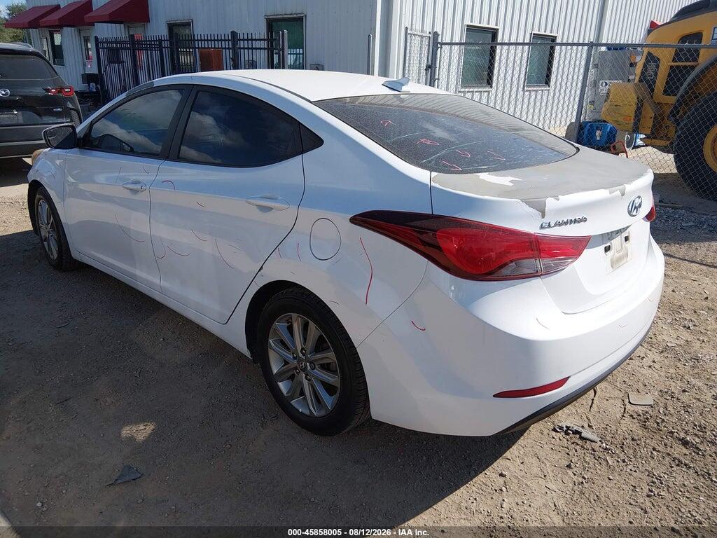 5NPDH4AE2GH660503 2016 HYUNDAI ELANTRA photo no. 3