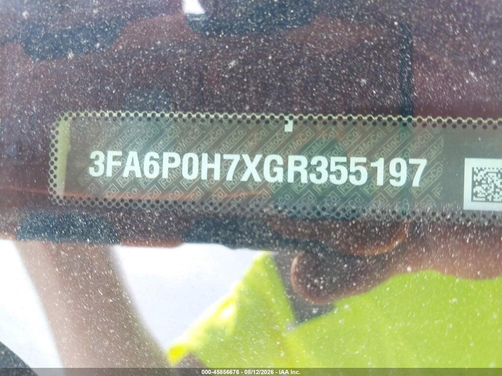 3FA6P0H7XGR355197 2016 FORD FUSION photo no. 9