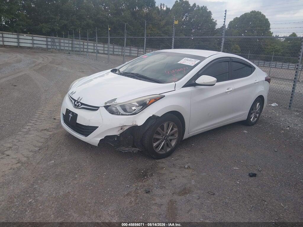 5NPDH4AE2GH681772 2016 HYUNDAI ELANTRA photo no. 2