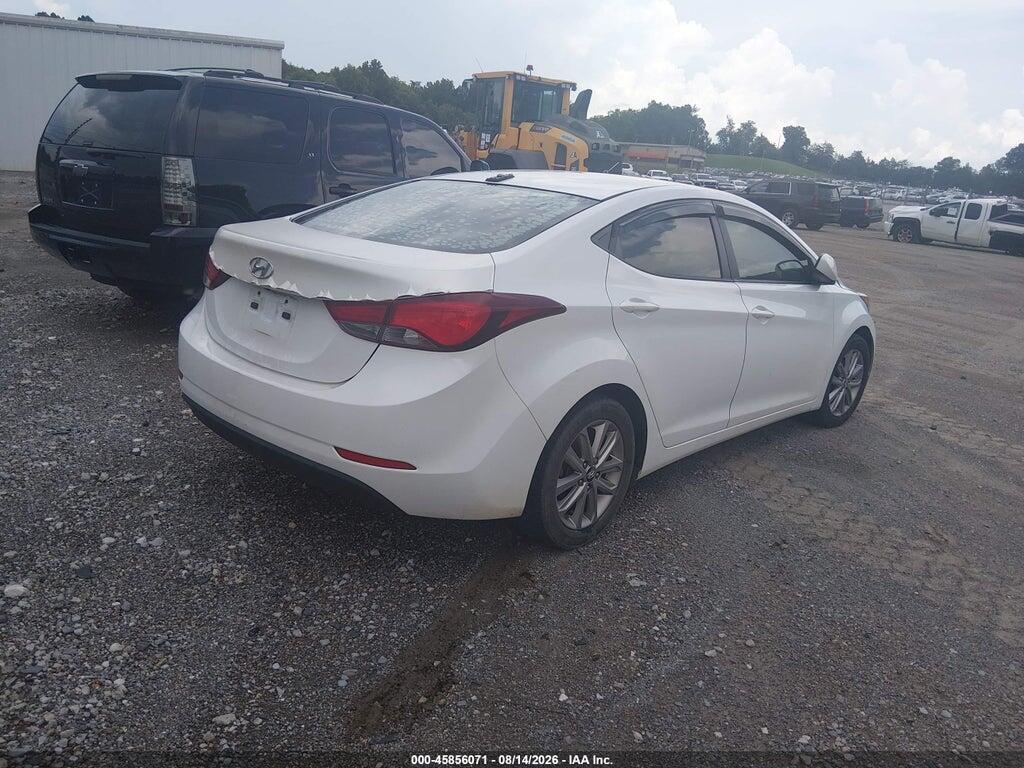 5NPDH4AE2GH681772 2016 HYUNDAI ELANTRA photo no. 4