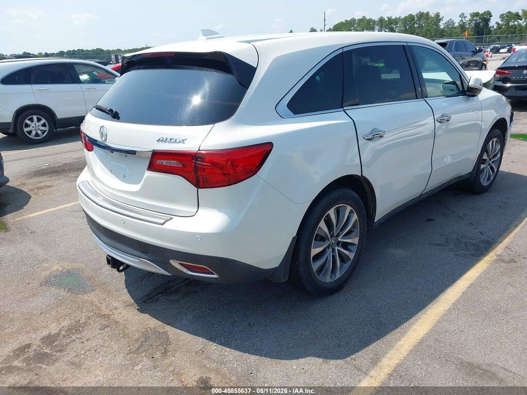 5FRYD3H41GB003791 2016 ACURA MDX photo no. 4