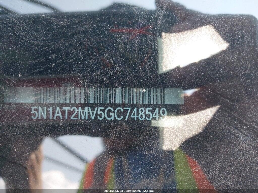 5N1AT2MV5GC748549 2016 NISSAN ROGUE photo no. 9