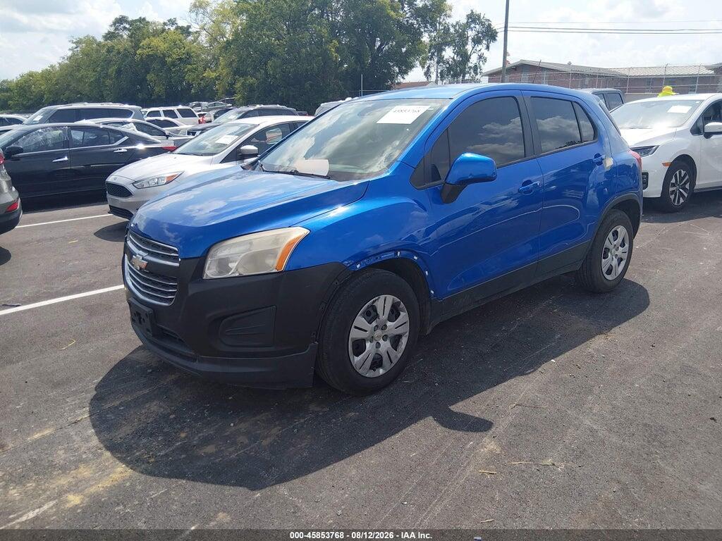 KL7CJKSB9GB536655 2016 CHEVROLET TRAX photo no. 2