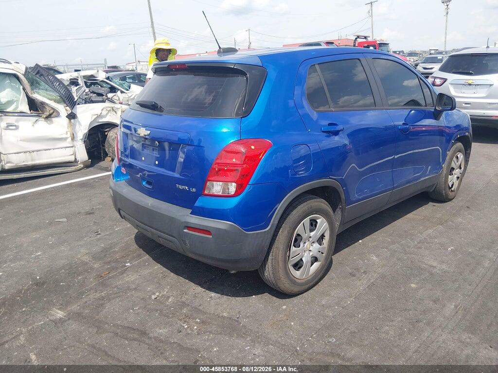 KL7CJKSB9GB536655 2016 CHEVROLET TRAX photo no. 4