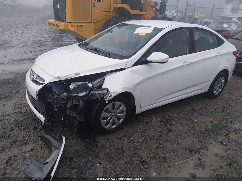 KMHCT4AE9GU110517 2016 HYUNDAI ACCENT photo no. 2