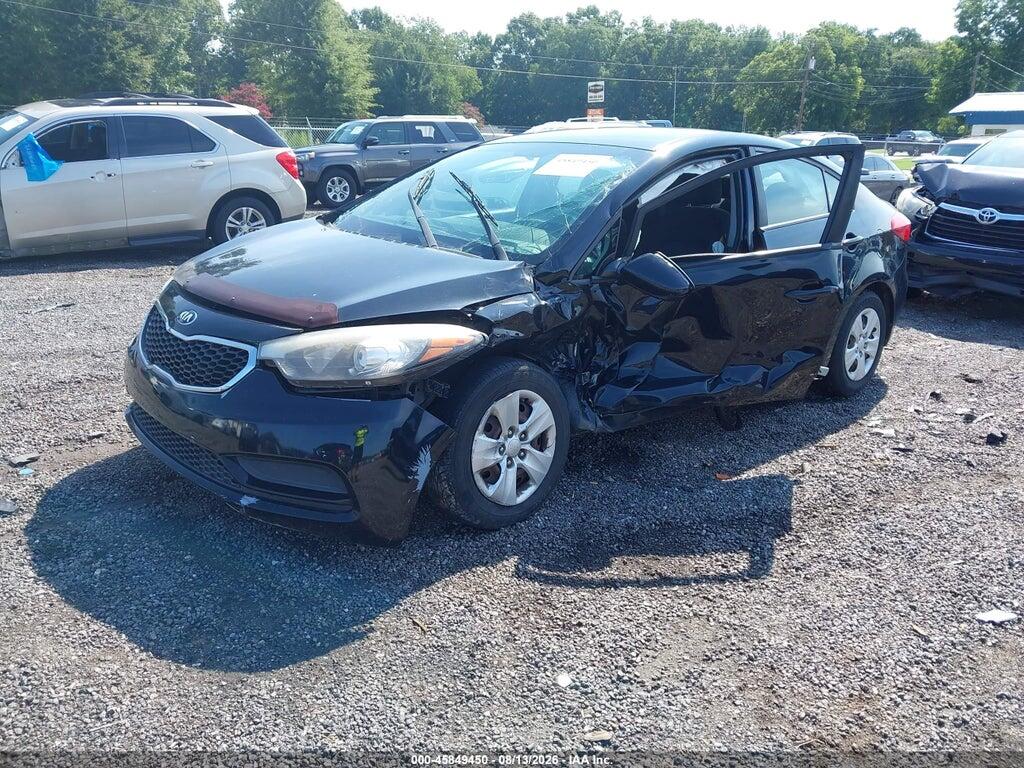 KNAFK4A66G5602779 2016 KIA FORTE photo no. 2