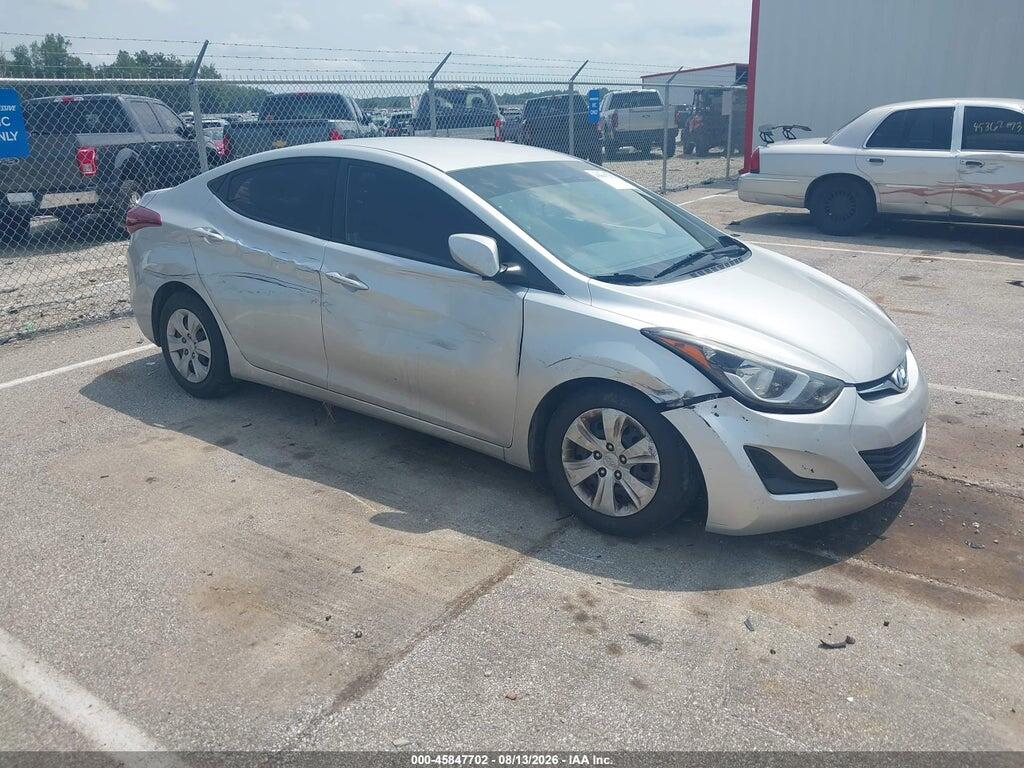 5NPDH4AE7GH752433 2016 HYUNDAI ELANTRA photo no. 1