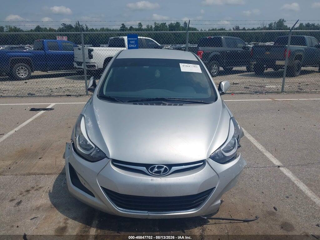 5NPDH4AE7GH752433 2016 HYUNDAI ELANTRA photo no. 12