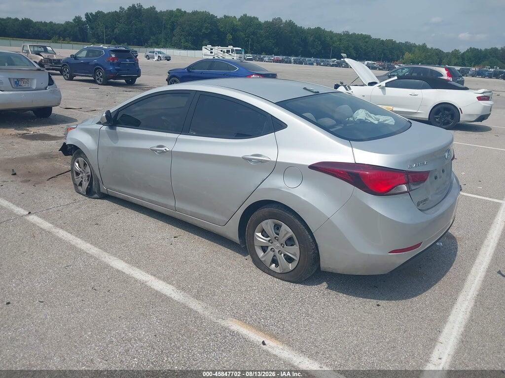 5NPDH4AE7GH752433 2016 HYUNDAI ELANTRA photo no. 3
