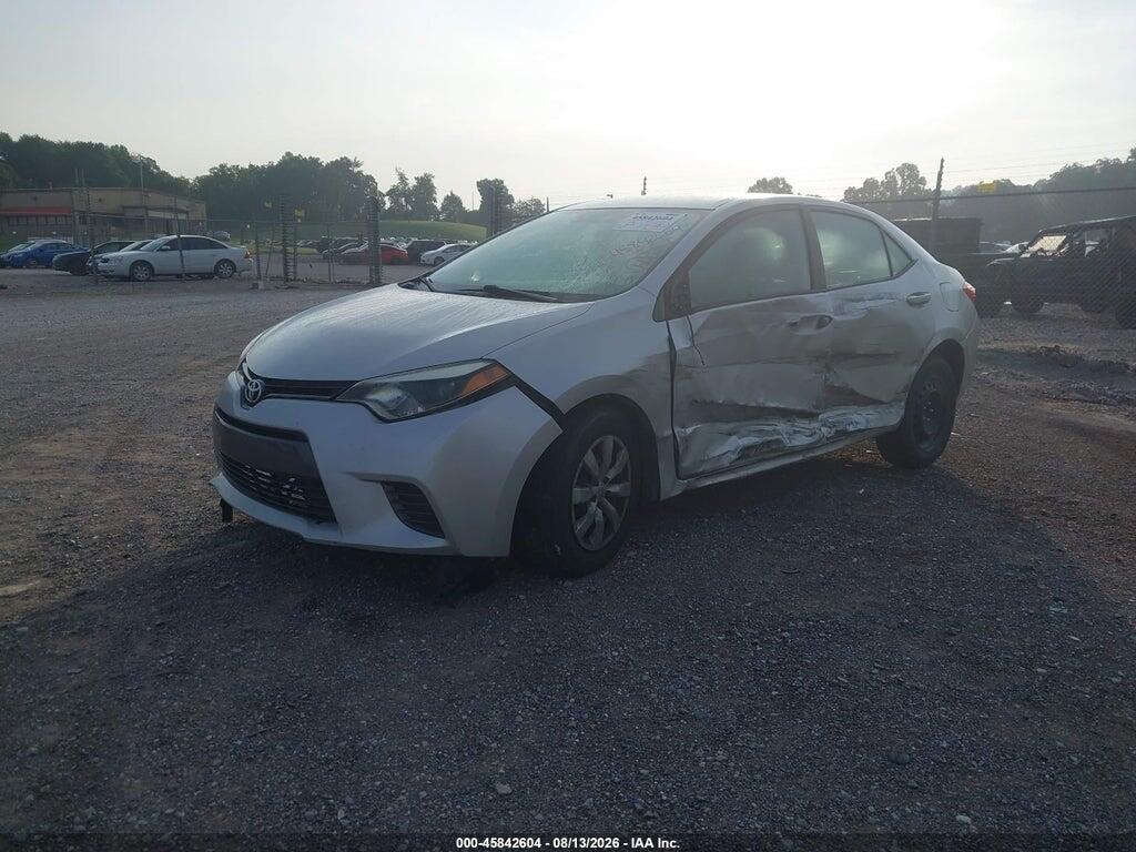 2T1BURHE3GC650412 2016 TOYOTA COROLLA photo no. 2
