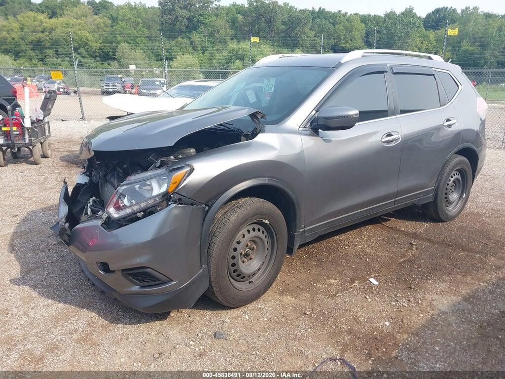 KNMAT2MV1GP724729 2016 NISSAN ROGUE photo no. 2