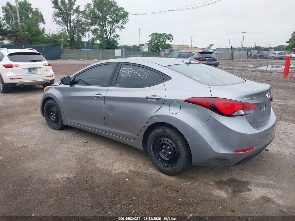 5NPDH4AE7GH743098 2016 HYUNDAI ELANTRA photo no. 3