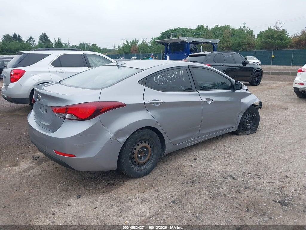 5NPDH4AE7GH743098 2016 HYUNDAI ELANTRA photo no. 4