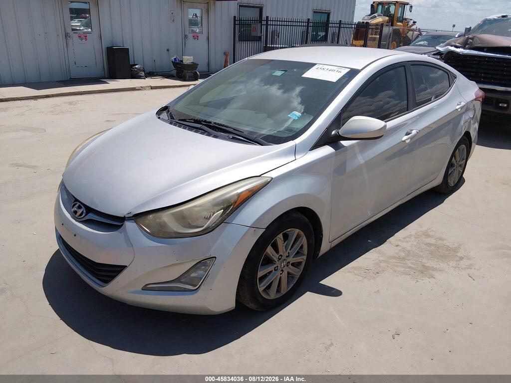 5NPDH4AE0GH662394 2016 HYUNDAI ELANTRA photo no. 2