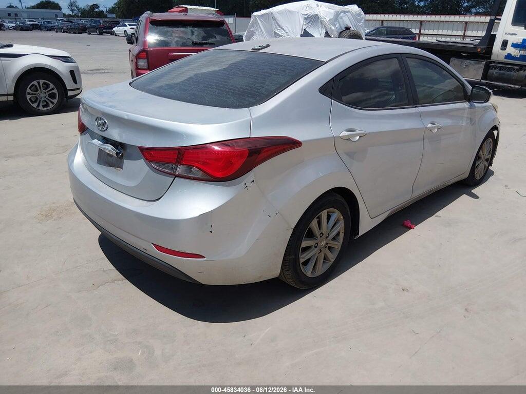 5NPDH4AE0GH662394 2016 HYUNDAI ELANTRA photo no. 4
